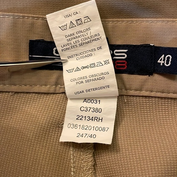 Chaps Golf 78 Men’s 40 Tan Stretch Shorts - Picture 8 of 8